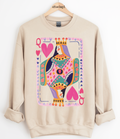 Queen Of Hearts Graphic Top