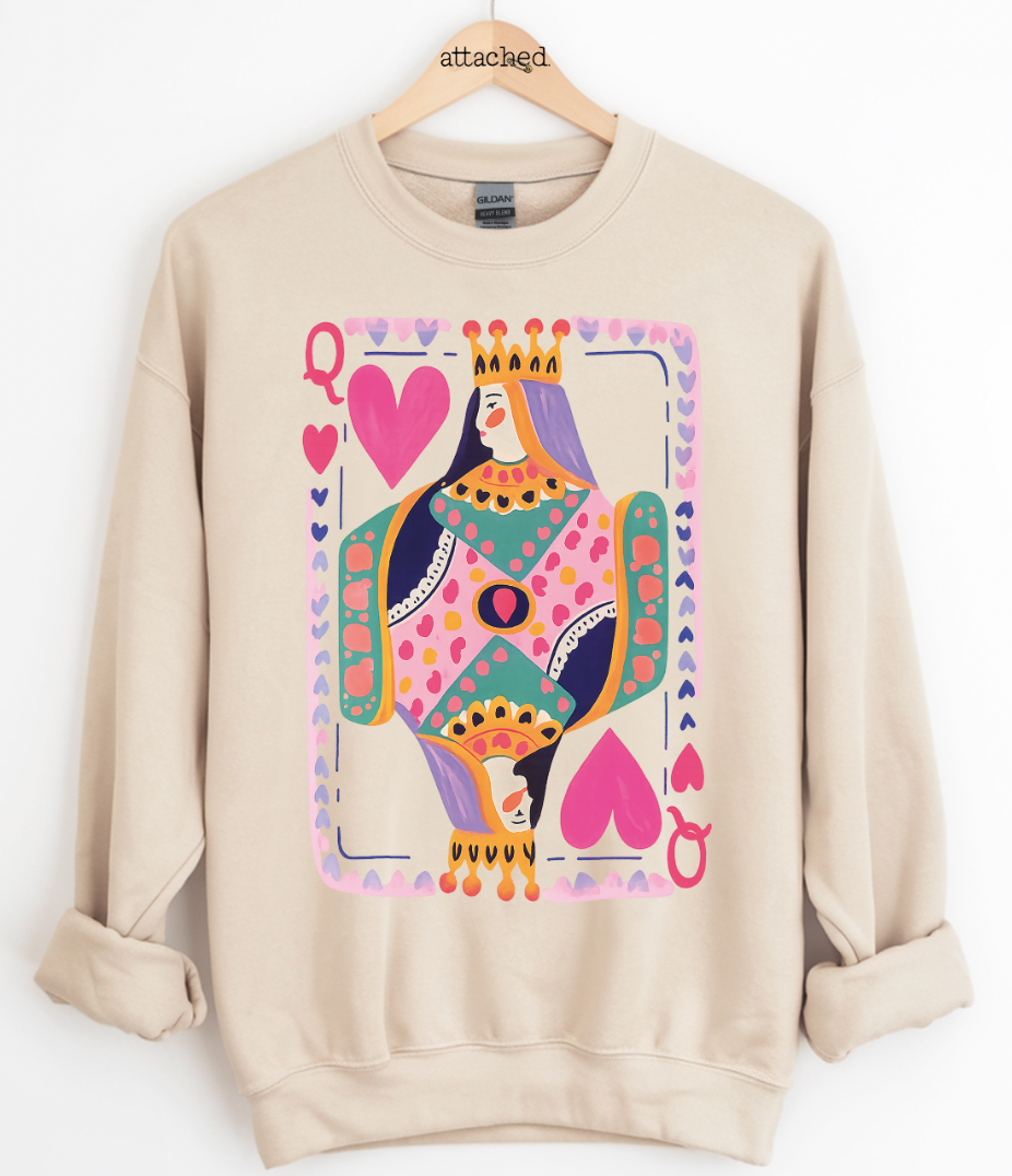 Queen Of Hearts Graphic Top