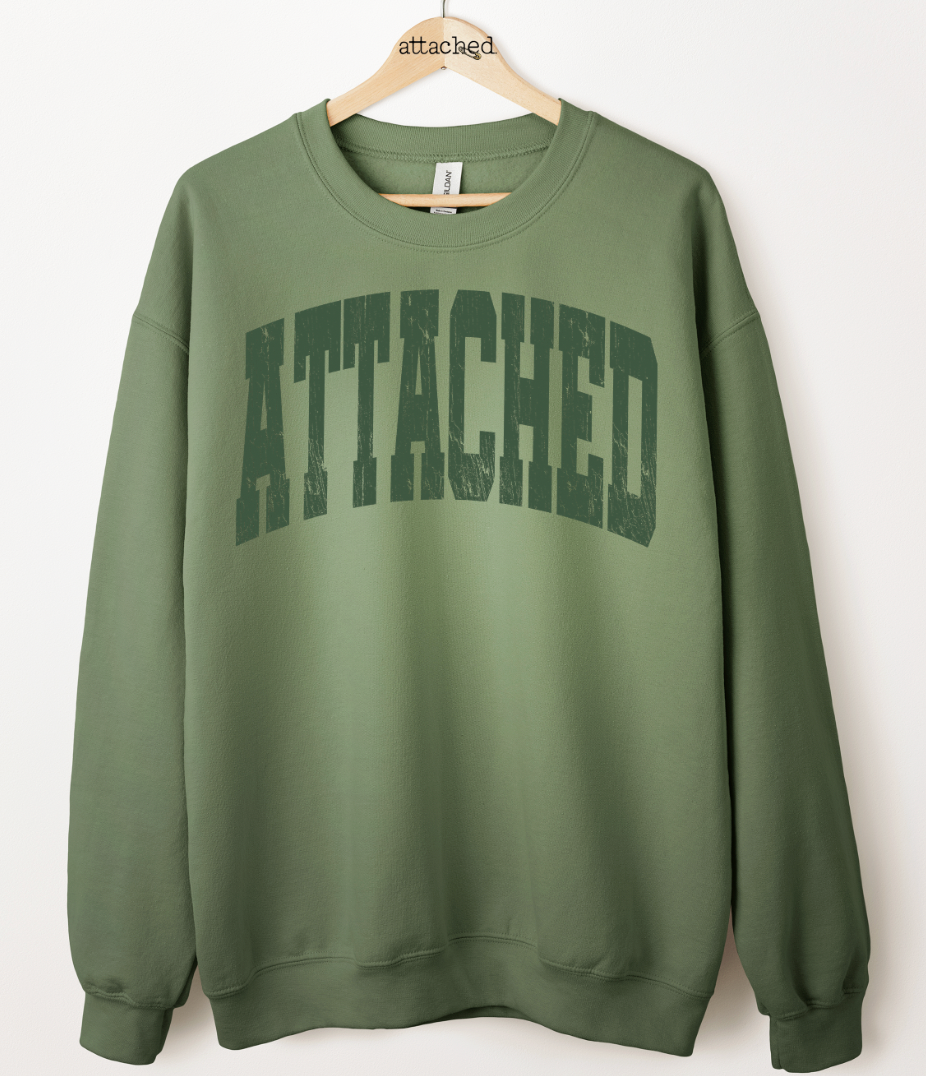 Attached Varsity Color On Color Graphic Top