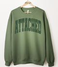 Attached Varsity Color On Color Graphic Top