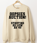 OOPSIE AUCTION ITEMS!!