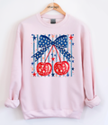 Patriotic Cherries Graphic Top