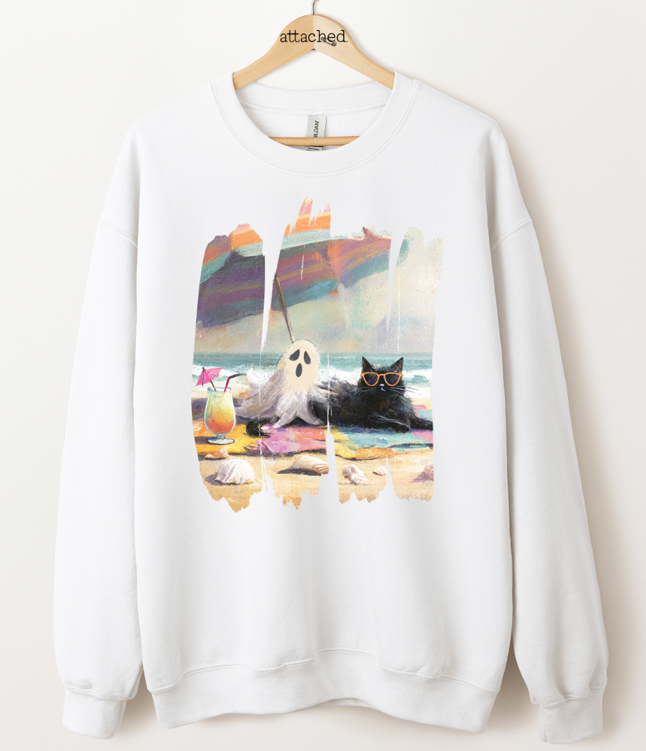 Summerween Beach Graphic Top