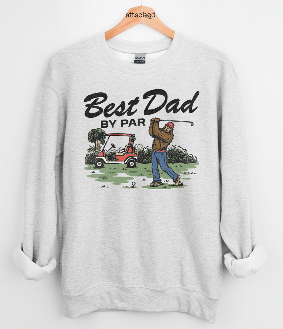 Best Dad By Par Squatch Graphic Top