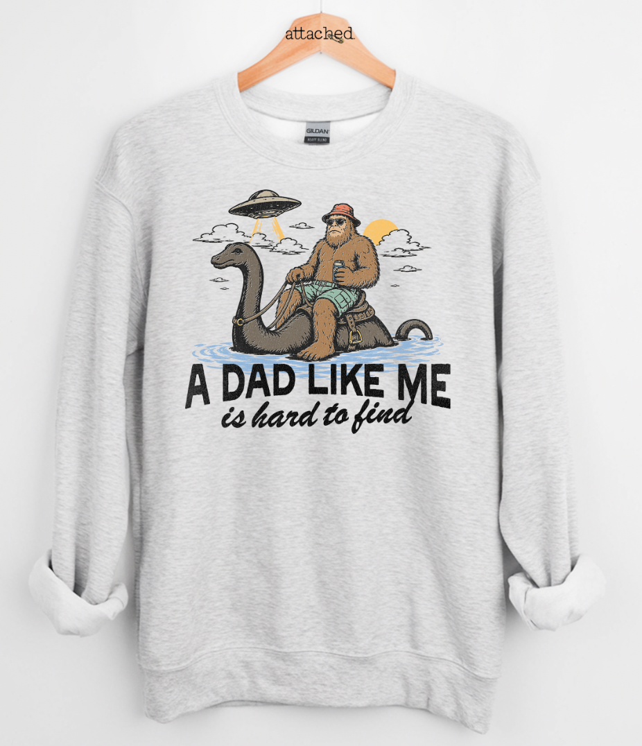 Hard To Find Dad Squatch Graphic Top