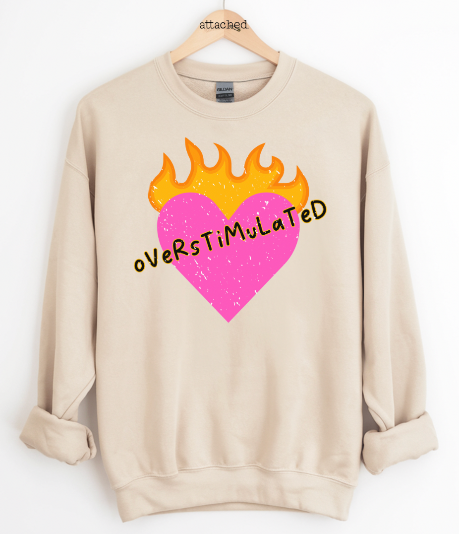Overstimulated Heart Graphic Top