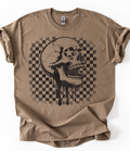 Drippy Skull Graphic Top
