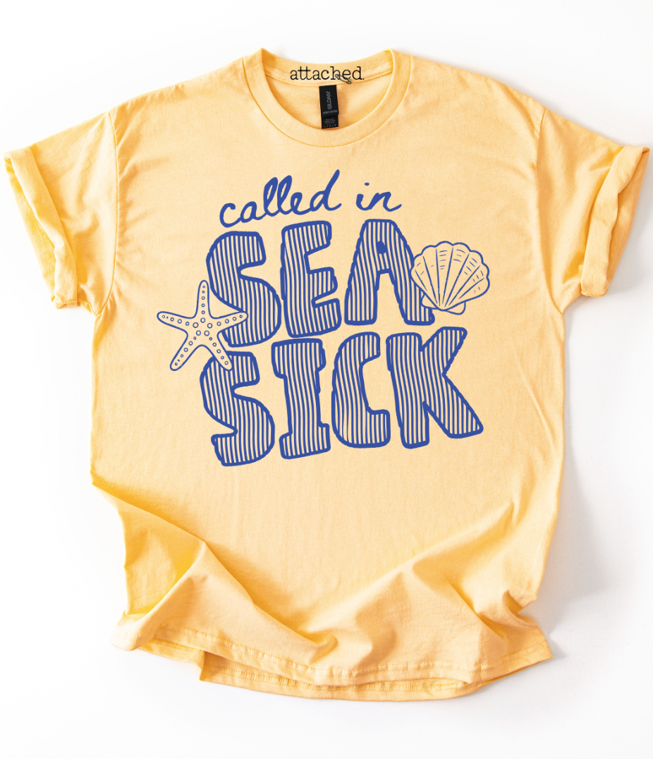 Sea Sick Graphic Top
