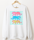 Colorful Tigers Graphic Top