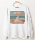 Faux Glitter Summer Ghost Graphic Top
