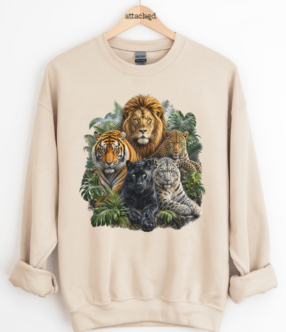 Big Cats Graphic Top