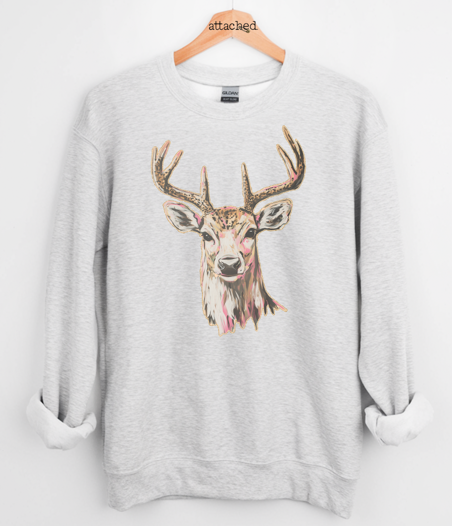 Leopard Deer Graphic Top