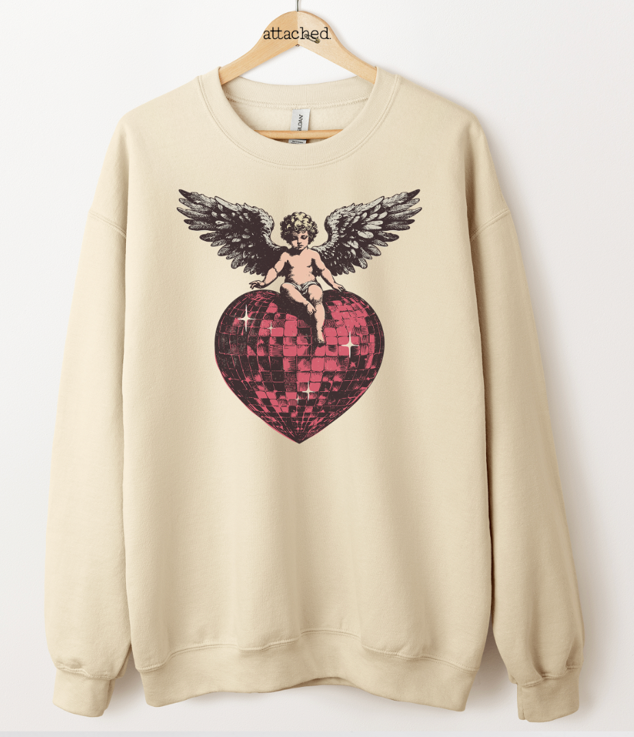 Disco Cherub Graphic Top