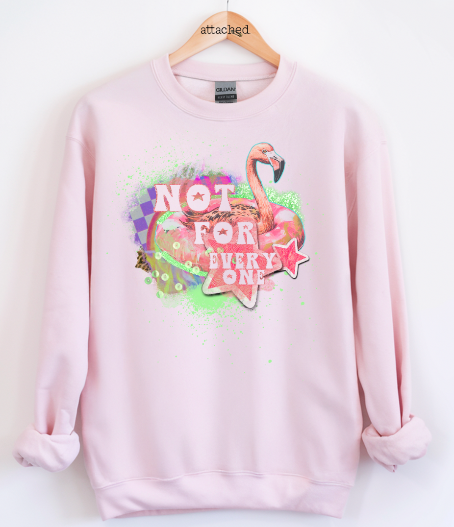 Not For Everyone Flamingo Graphic Top
