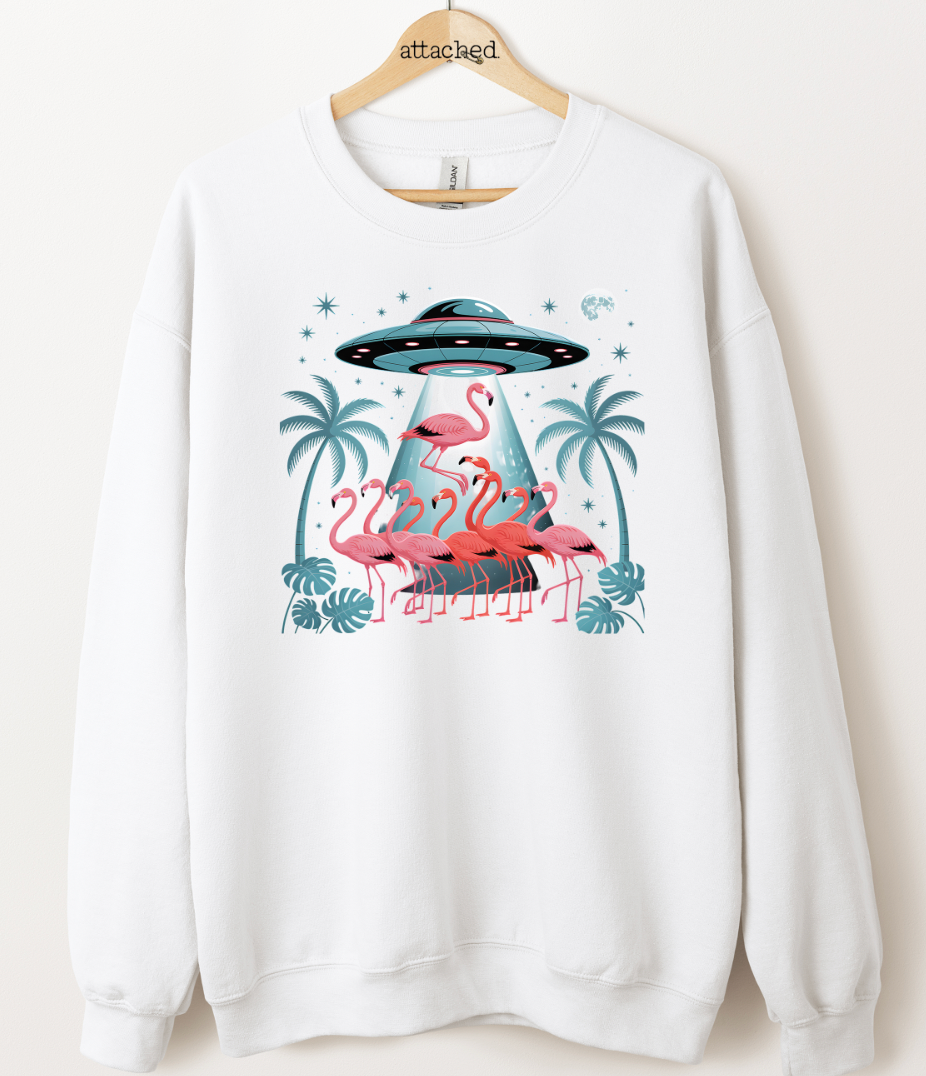 Flamingo UFO Graphic Top