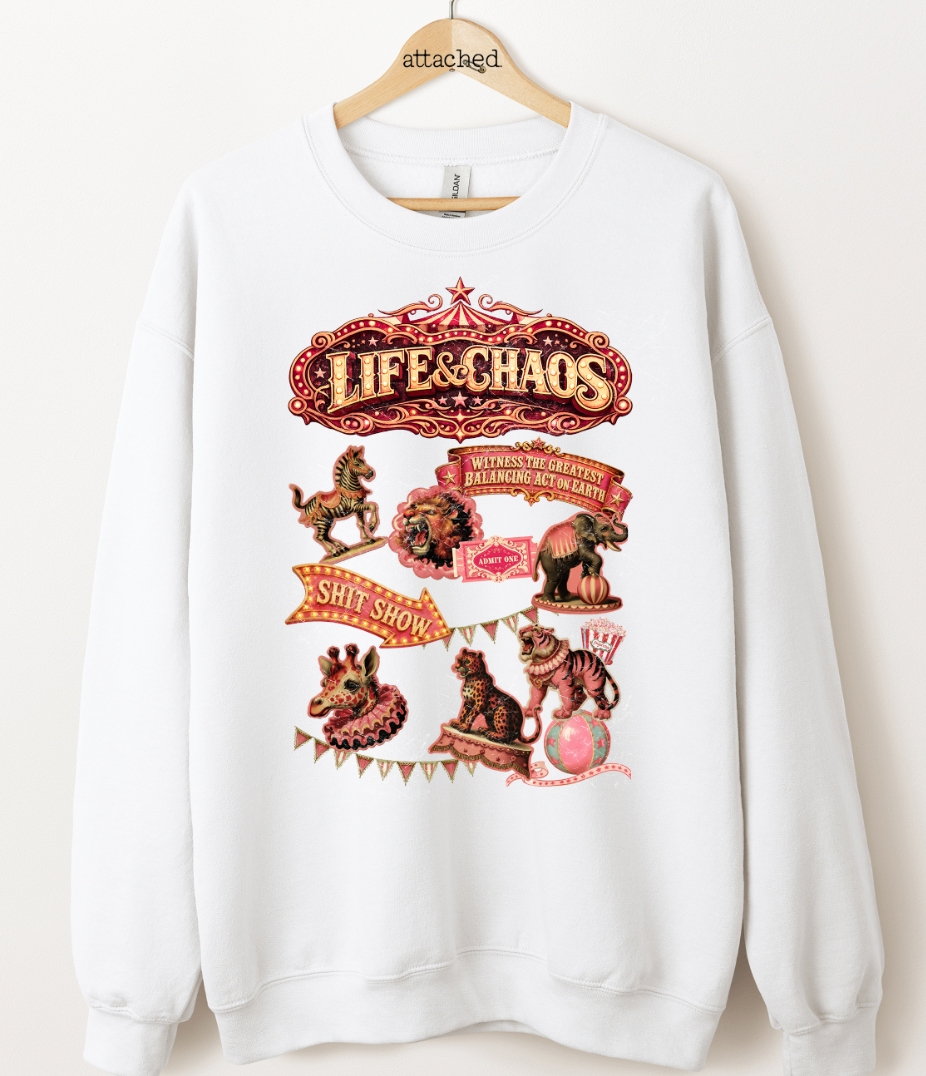 Circus Life Graphic Top