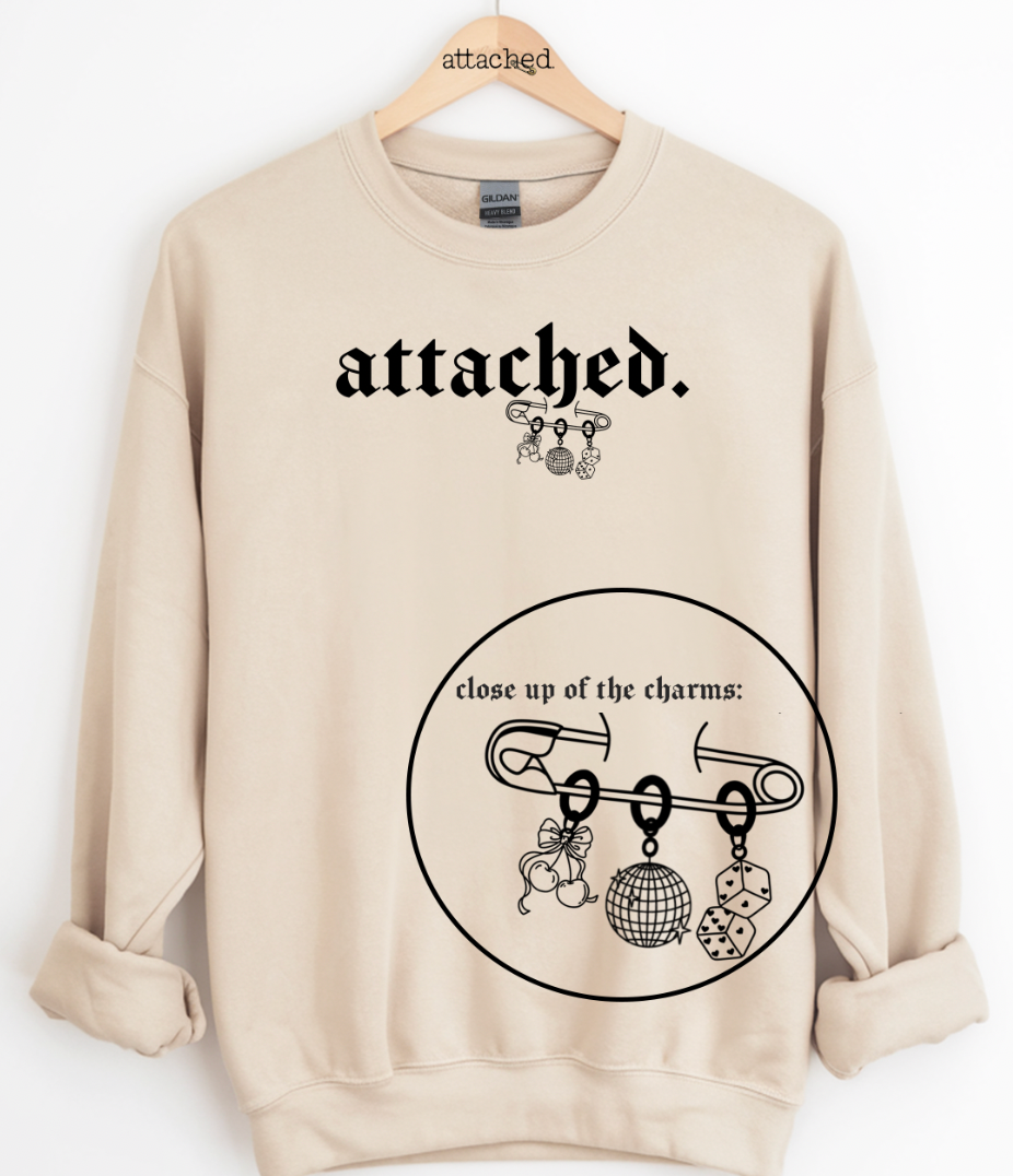 Attached Charm Pin Graphic Top
