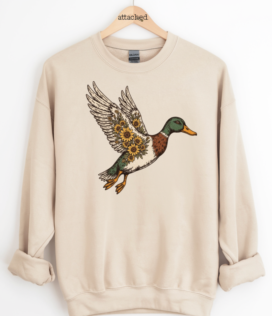 Sunflower Duck Graphic Top