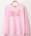 Duck Color On Color Graphic Top