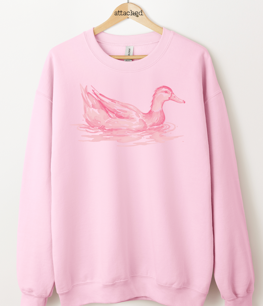 Duck Color On Color Graphic Top