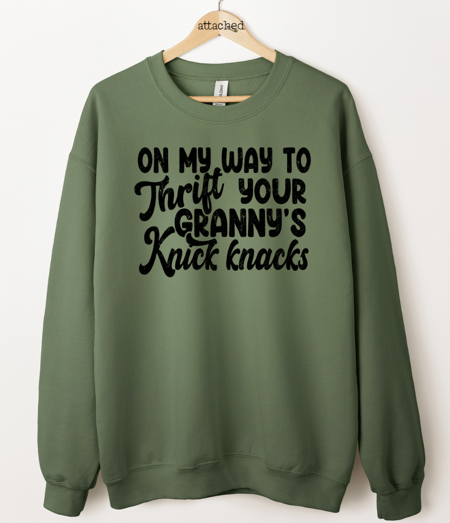 Granny Knick Knacks Graphic Top