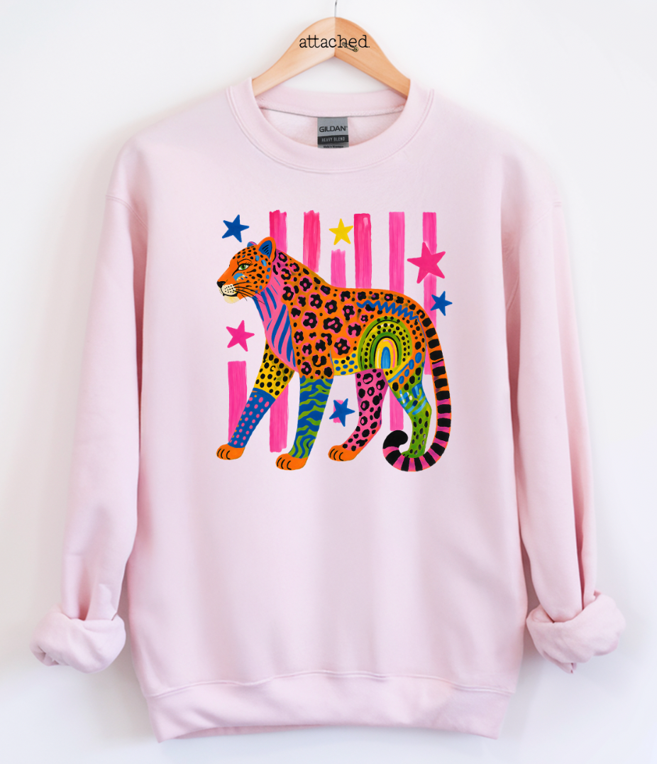 Maximalist Leopard Graphic Top
