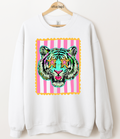 Funky Colorful Tiger Graphic Top