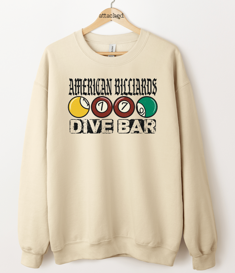 American Billiards Graphic Top