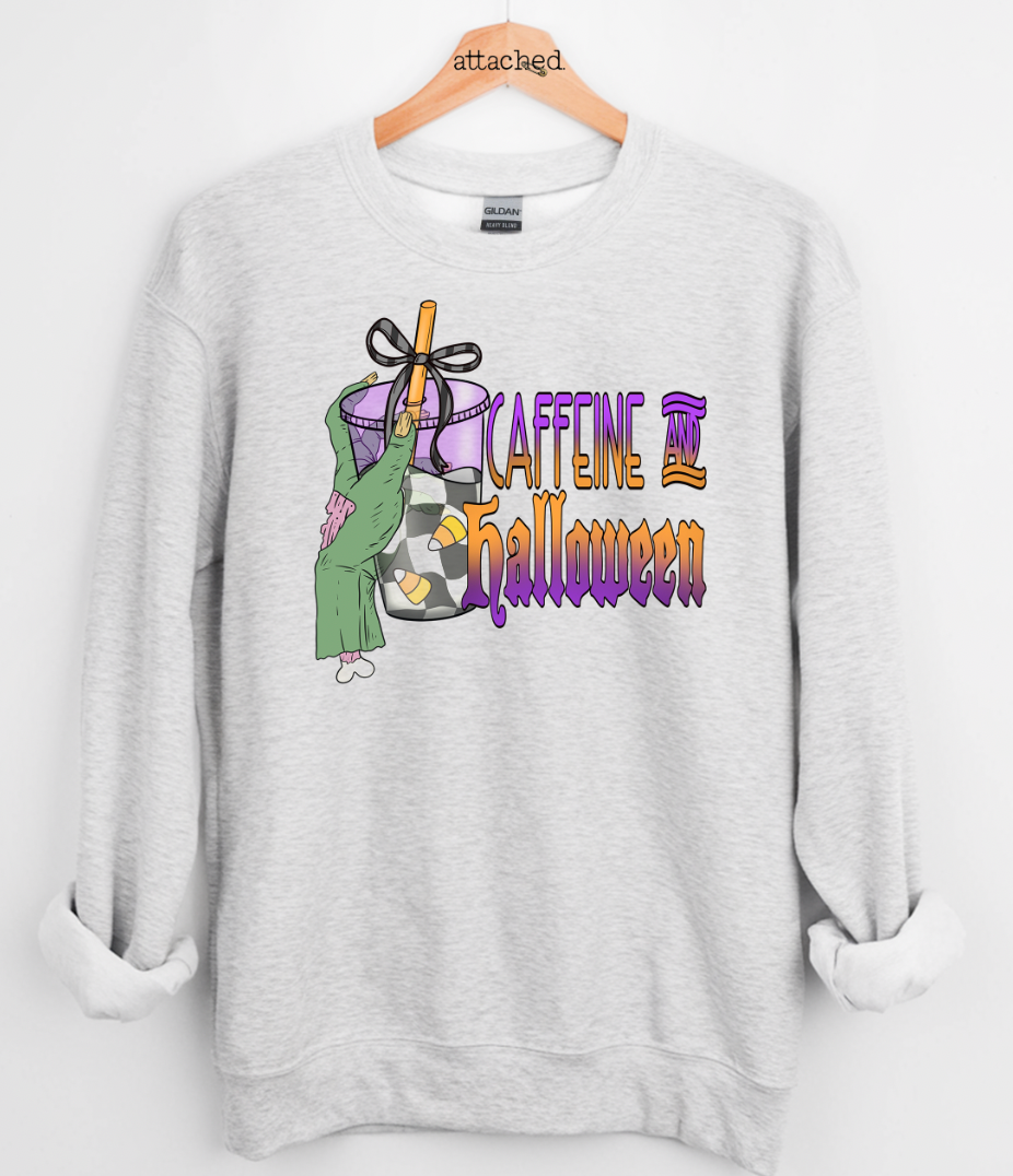 Caffeine & Halloween Graphic Top
