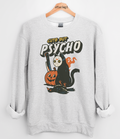 Cute But Psycho Cat Graphic Top