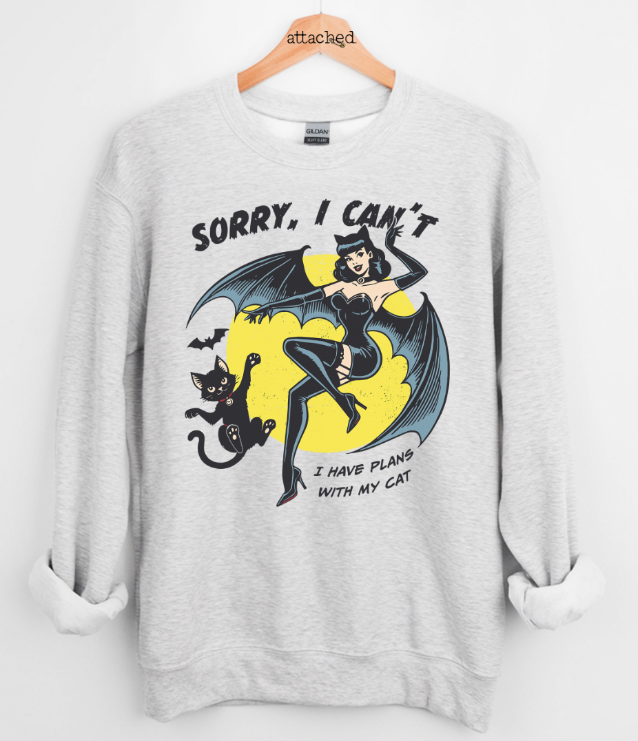 Cat Woman Plans Graphic Top