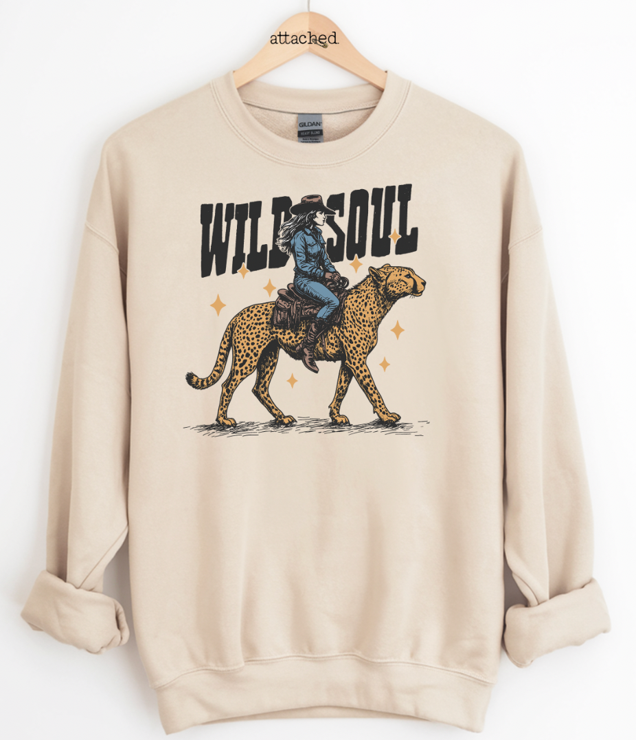Cheetah Wild Soul Graphic Top