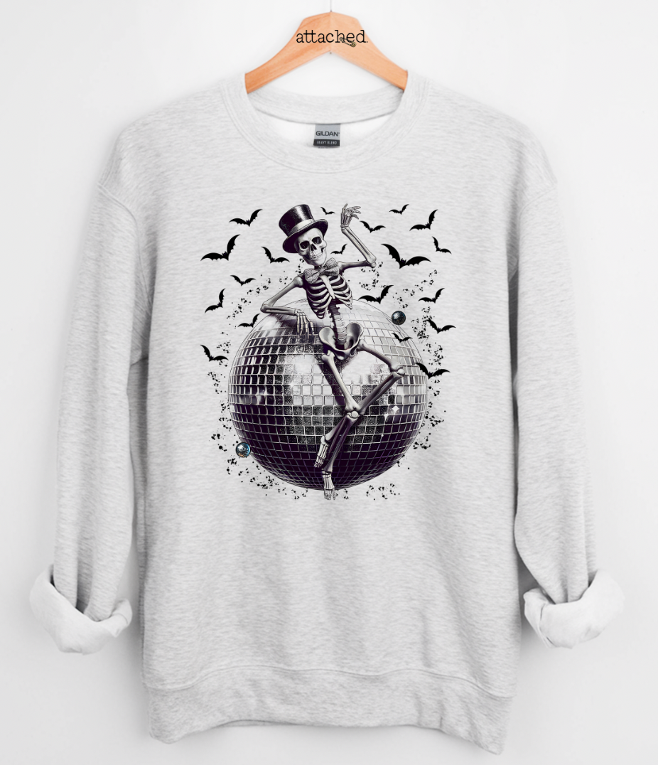 Disco Skeleton Graphic Top