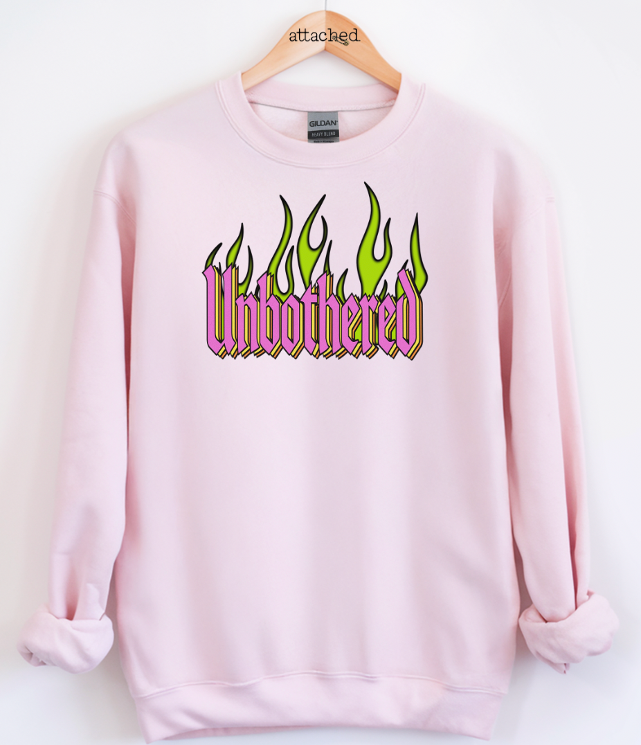 Unbothered Flames Graphic Top