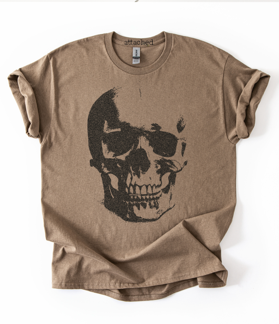 Grunge Skull Graphic Top