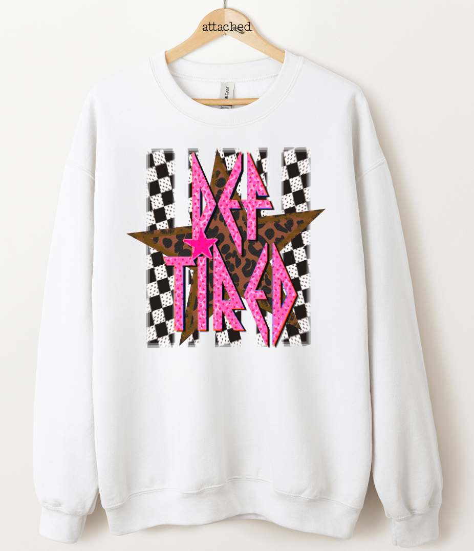 Def Tired Graphic Top