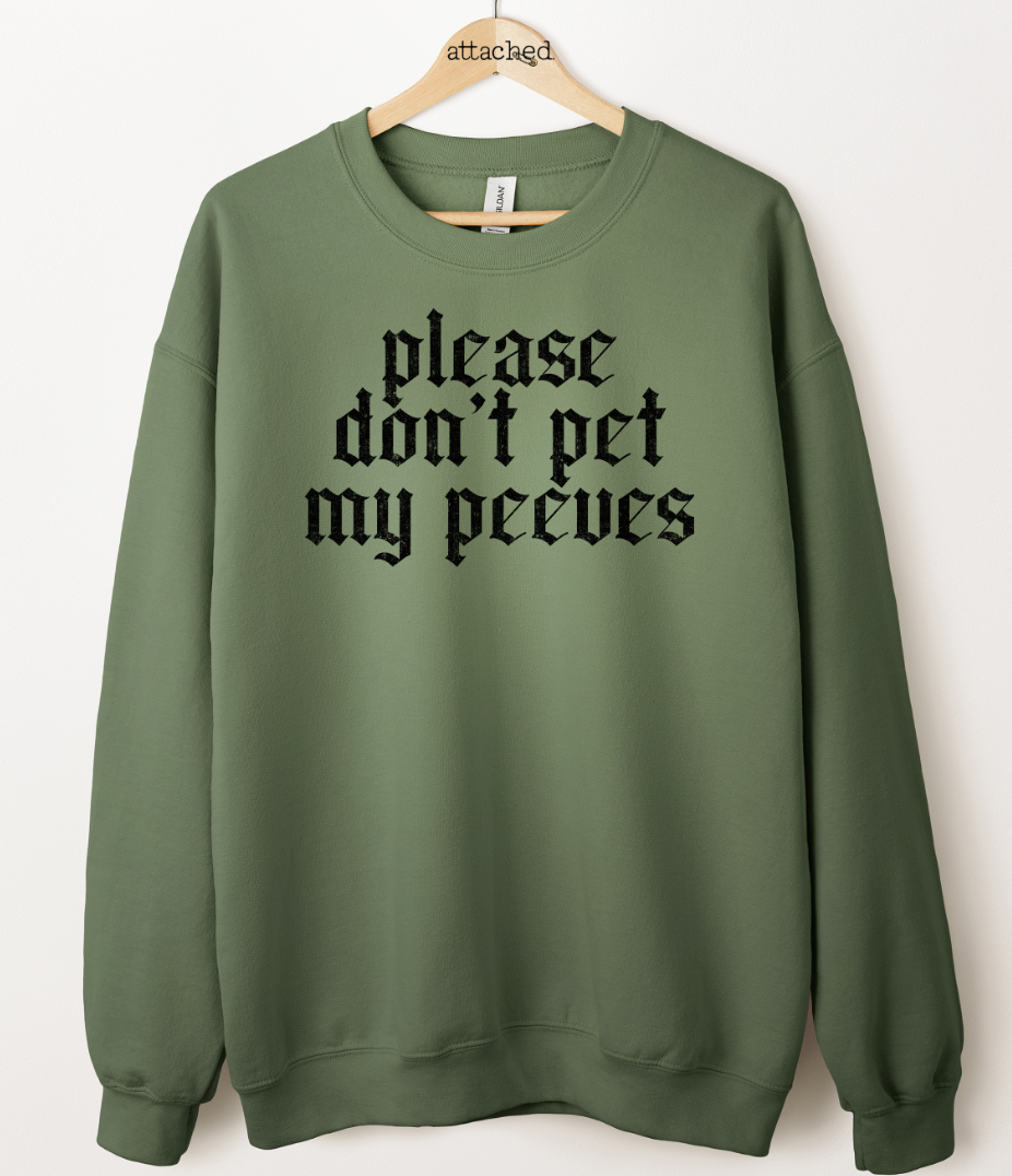 Pet Peeves Graphic Top