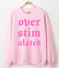 Overstimulated Color On Color Graphic Top