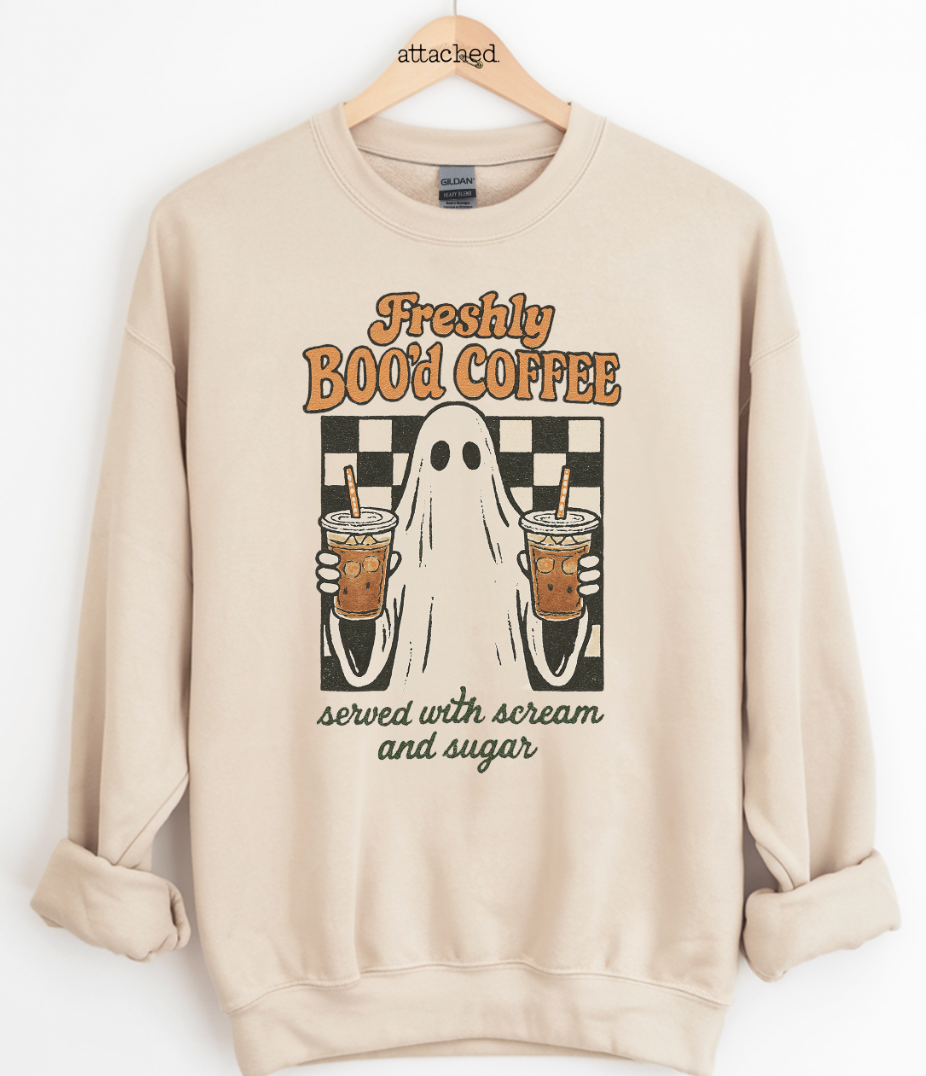 Freshly Boo'd Coffee Graphic Top