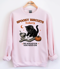 Spooky Biscuits Cat Graphic Top
