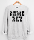Game Day Printed Letters Graphic Top