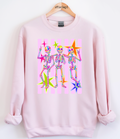 Colorful Skeletons Graphic Top