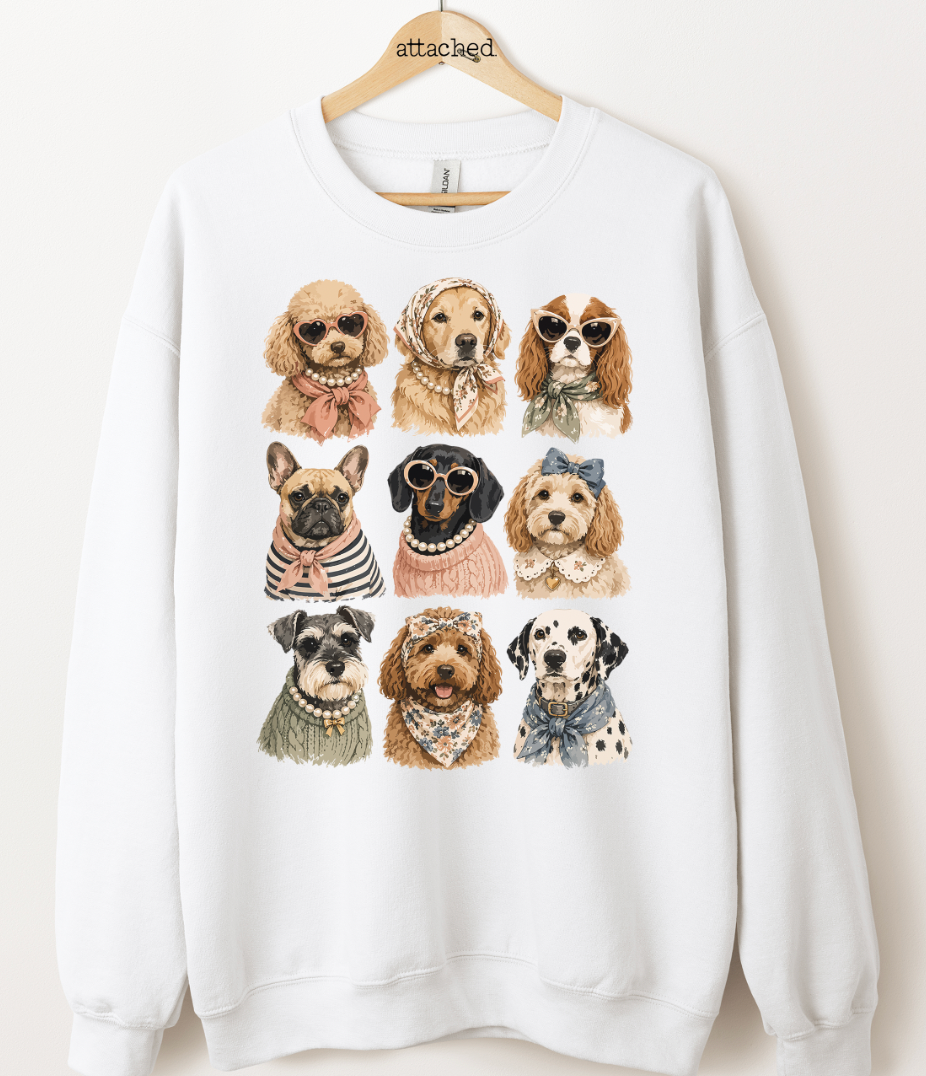 Cool Dogs Graphic Top