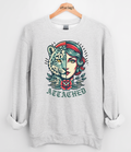 LIMITED TIME Attached Snow Leopard Lady Graphic Top