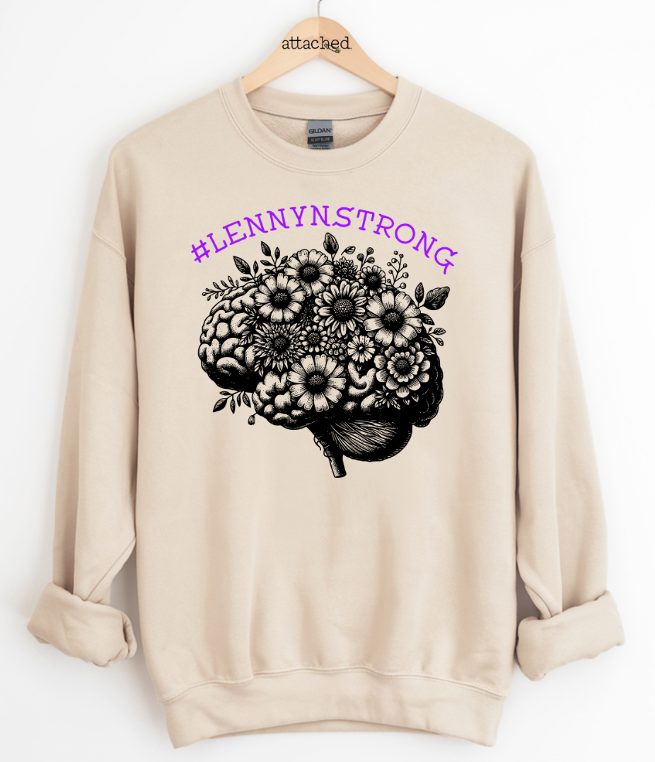 Floral Brain Lennyn Strong Graphic Top