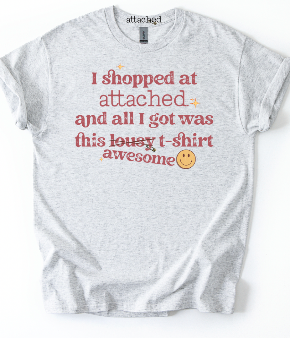 Attached Lousy Tourist Graphic Tee