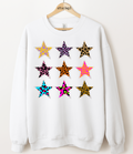 Leopard Stars Graphic Top