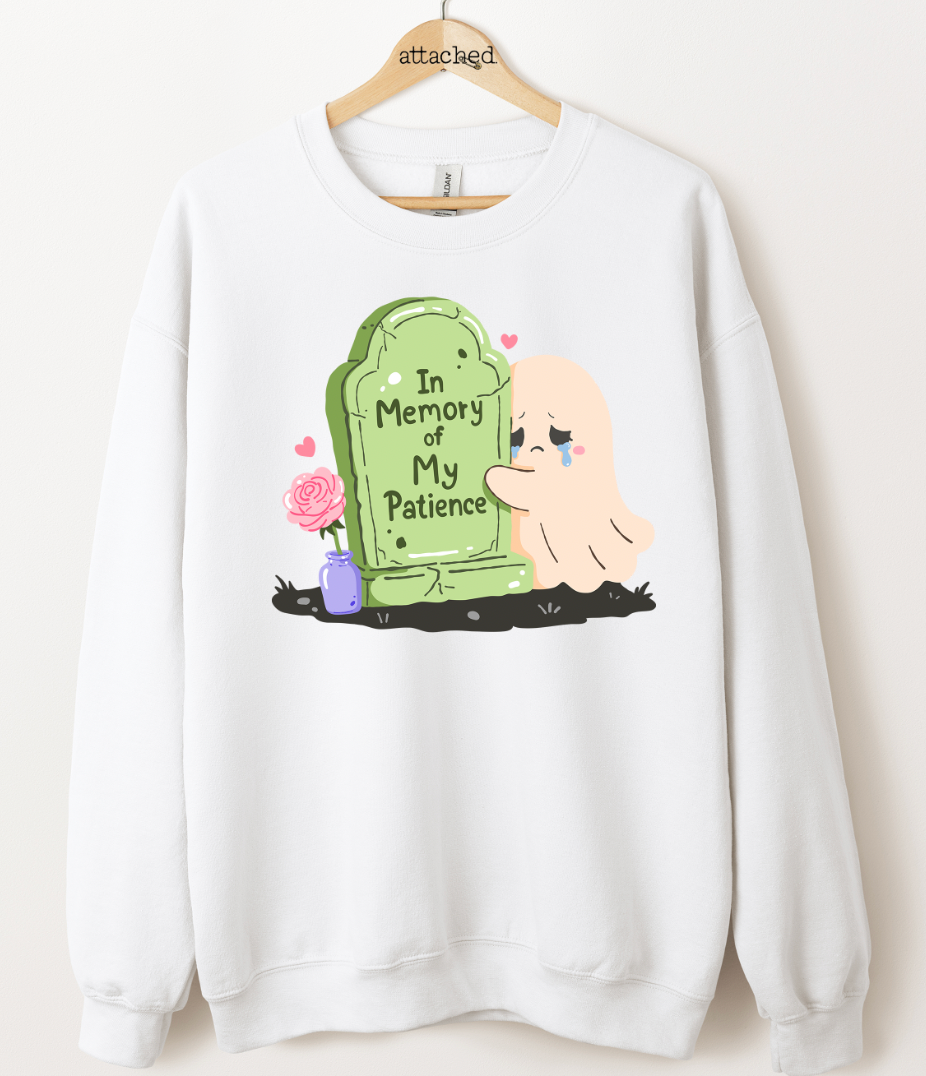 In Memory Of My Patience Ghost Graphic Top