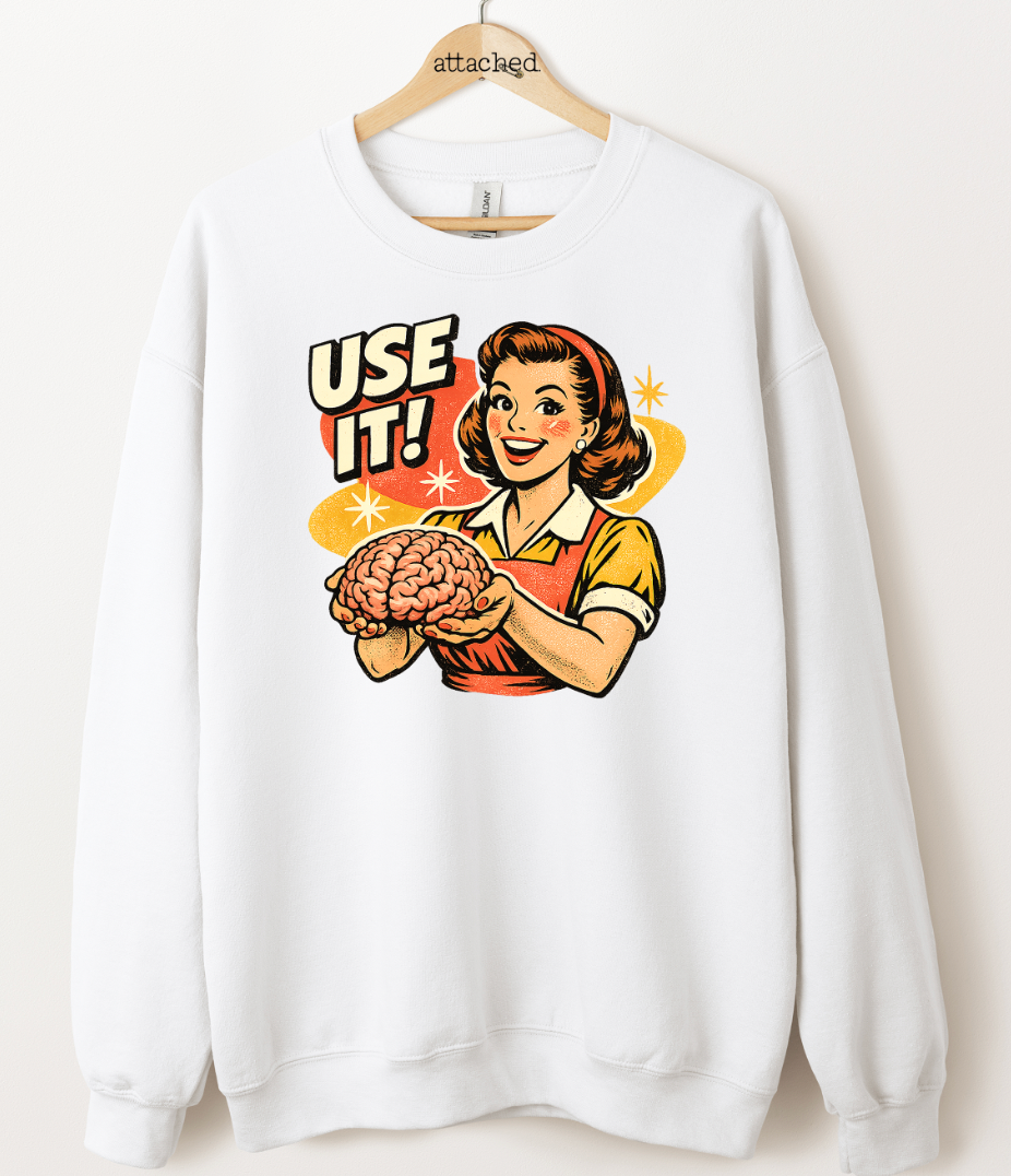 Brain Use It Graphic Top