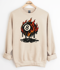 Melting 8 Ball Graphic Top